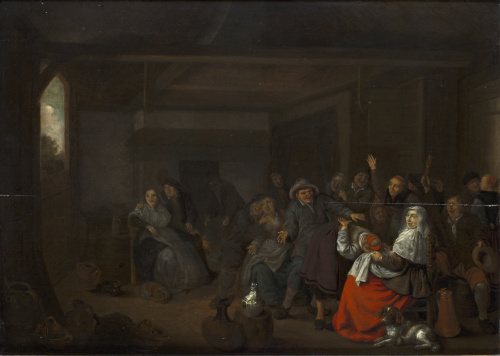 JAN MIENSE MOLENAER (Haarlem, Holanda, 1610-1668)Interior 