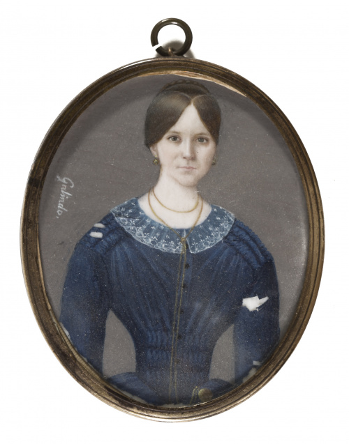 GALINDO (Escuela española, siglo XIX)Retrato de dama