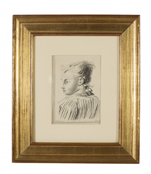 JEAN-ANTOINE WATTEAU (inv) y PIERRE FILLOEUL (sculp)Estudi