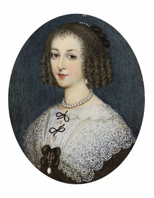 ESCUELA HOLANDESA, SIGLO XIXRetrato de dama en óvalo