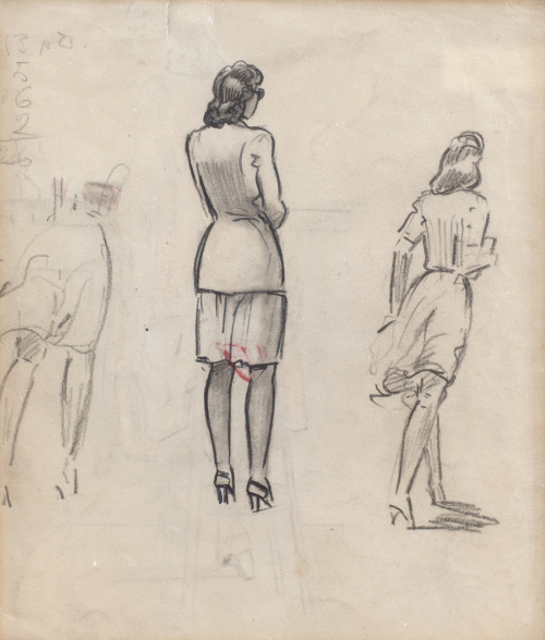 RAFAEL PENAGOS (Madrid, 1889-1954)Dama sentada en el bar