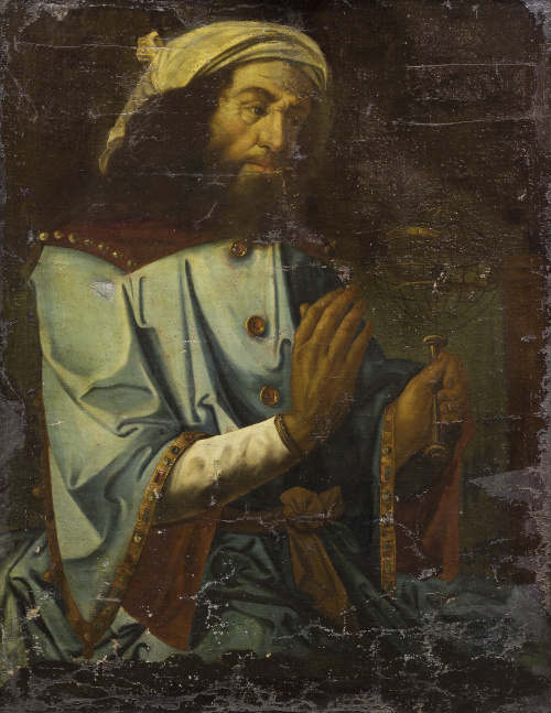 ESCUELA ESPAÑOLA, SIGLO XVIIRetrato de Claudio Ptolomeo