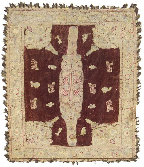 Paño de caballo. Trabajo indígena de Perú, mediados del S.