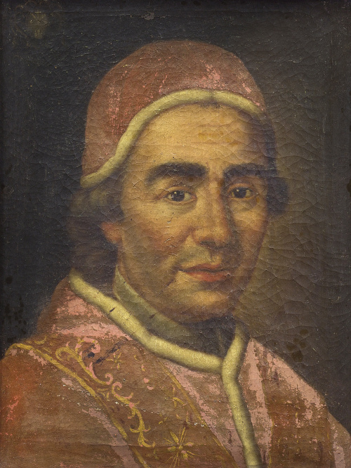 ESCUELA ITALIANA, SIGLO XVIIIRetrato del Papa Clemente XIV