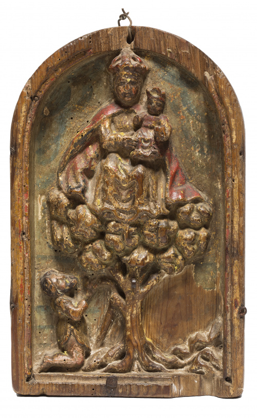 Escuela riojana de madera tallada