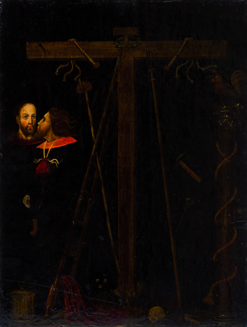 ESCUELA HISPANO - FLAMENCA, H.1600Cristo con la corona de 