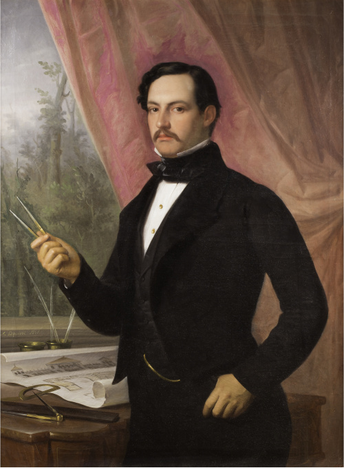 ANTONIO MARÍA ESQUIVEL (Sevilla,1806 - Madrid, 1857)Retrat