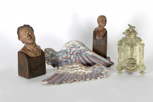 Portapaz Carlos IV de bronce.Trabajo español, ff. del S. X