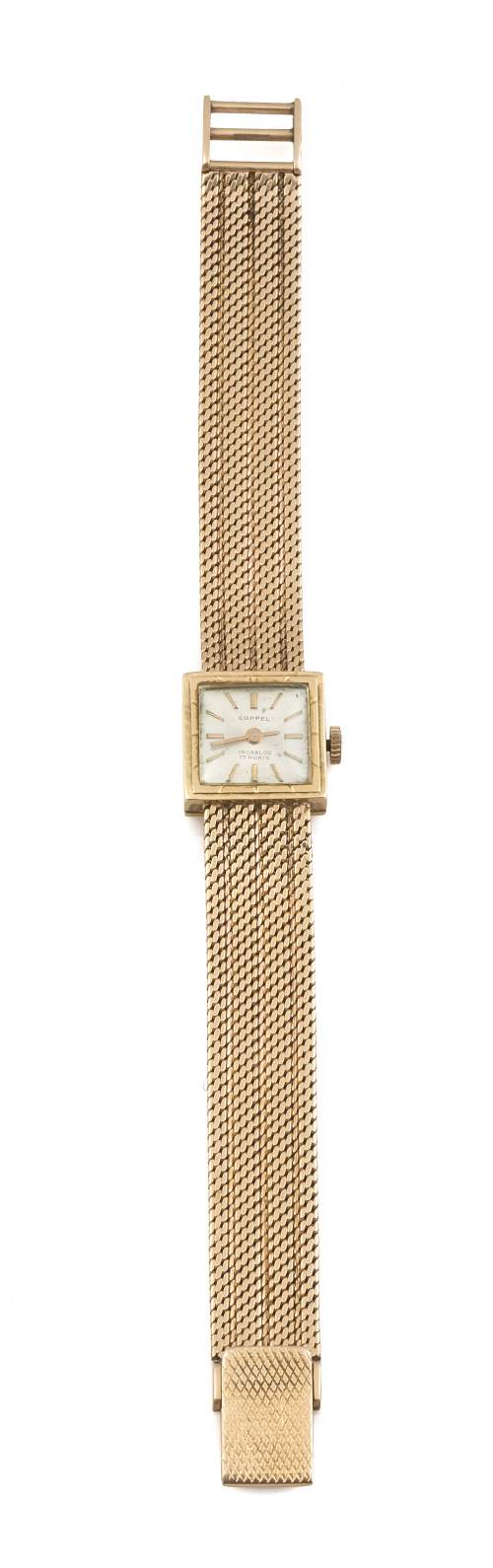 Reloj COPPEL años 60 en oro de 18K.
