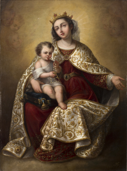 Augusto Manuel de Quesada (Sevilla, 1824-1891)Virgen del R