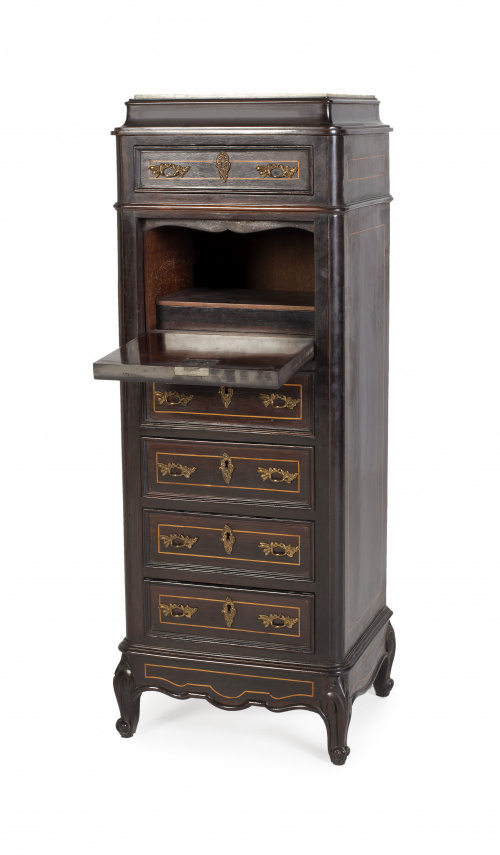 Pequeño secretaire “a abattant” estilo Napoléon III en made