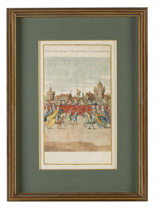 ESCUELA FRANCESA, SIGLO XIX“Bataille de Poitiers”, “Baital