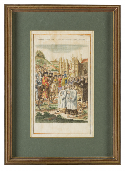 ESCUELA FRANCESA, SIGLO XIX“Bataille de Poitiers”, “Baital