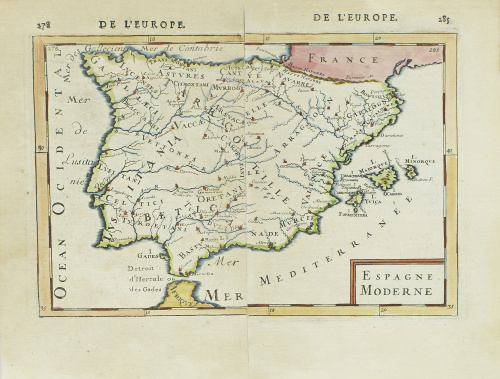 ALLAIN MANESSON MALLET (1630-1670)“Espagne ancienne” y “Es