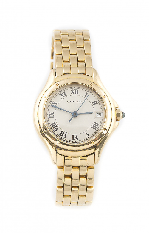 Reloj CARTIER COUGAR en oro amarillo de 18K. Ref 887921