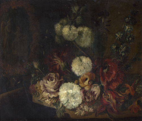 JERÓNIMO NAVASES (Valencia, 1787- ¿?)Bodegón de flores