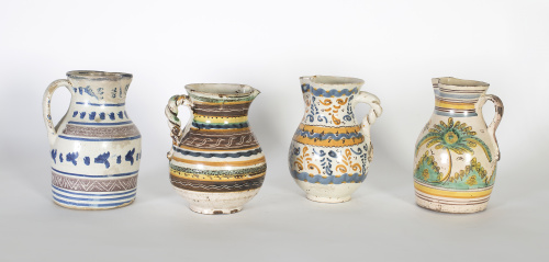 Jarro de cerámica esmaltada de la serie del pino o de la ma