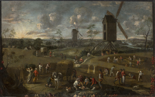 JAN BRUEGHEL, EL JOVEN (1601-1678)Vista de un paisaje de i