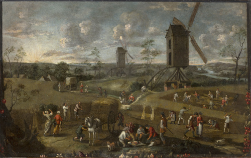 JAN BRUEGHEL, EL JOVEN (1601-1678)Vista de un paisaje de i