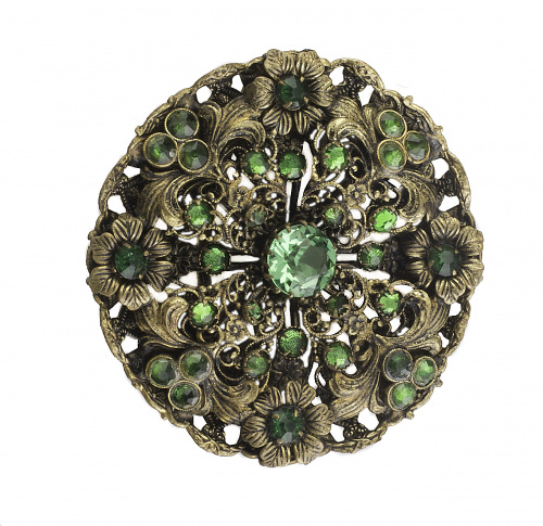 Lote de cuatro piezas de bisutería de pp. S. XX