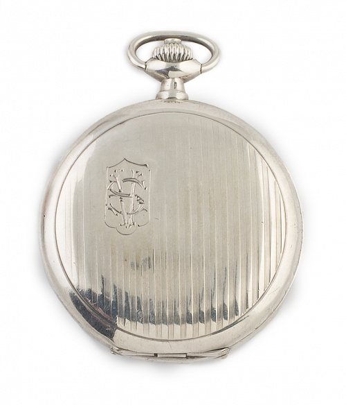 Reloj saboneta OMEGA de pp. S. XX en plata 7912512
