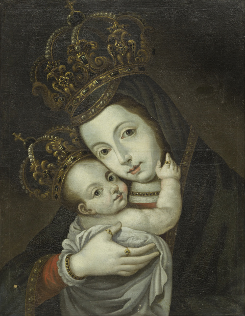 ESCUELA ESPAÑOLA, SIGLO XVIIIVirgen de Belén