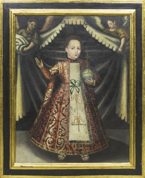ESCUELA ESPAÑOLA, SIGLO XVII- XVIIINiño Jesús con los inst