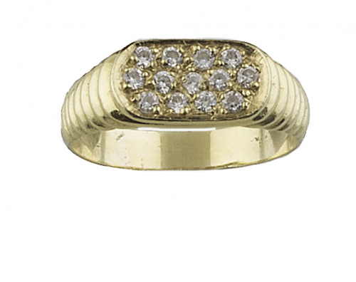 Lote formado por conjunto de pendientes y sortija y dos sor