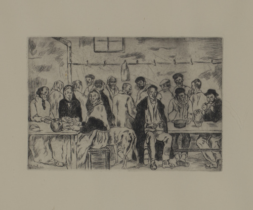 JOSÉ GUTIÉRREZ SOLANA (Madrid, 1886 - 1945)Comedor de los 