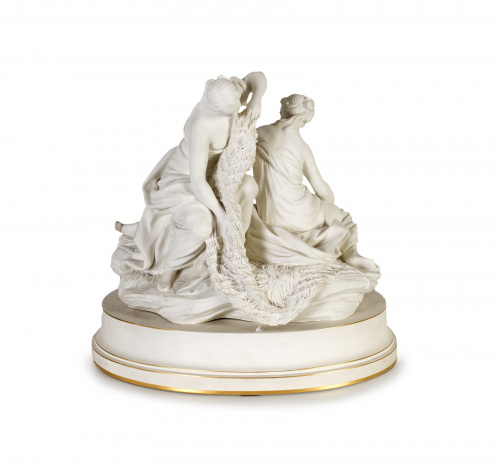 Biscuit, grupo escultórico.Fábrica Nacional de Sévres, 190