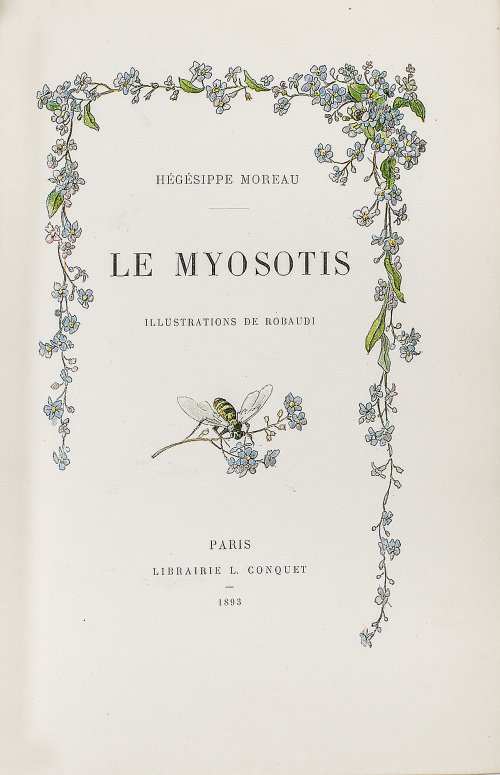 HÉGÉSIPPE MOREAU (1810 - 1838)Le Myosotis. Illustrations d
