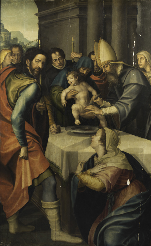 MIGUEL JOAN PORTA (c.1544- c.1616)Circuncisión del Niño