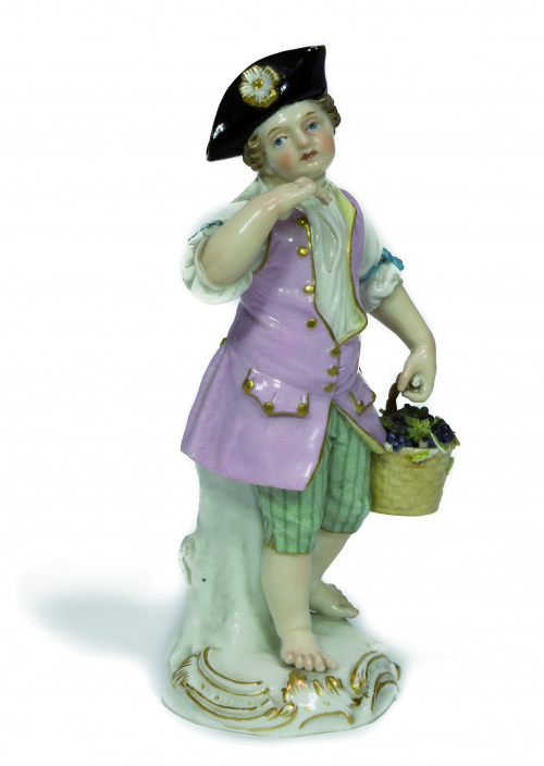 “Jardinero”, porcelana esmaltada.Meissen (1860-1924)