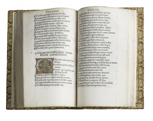 Incunable. “Catullus. Tibullus. Propertius” 1493?