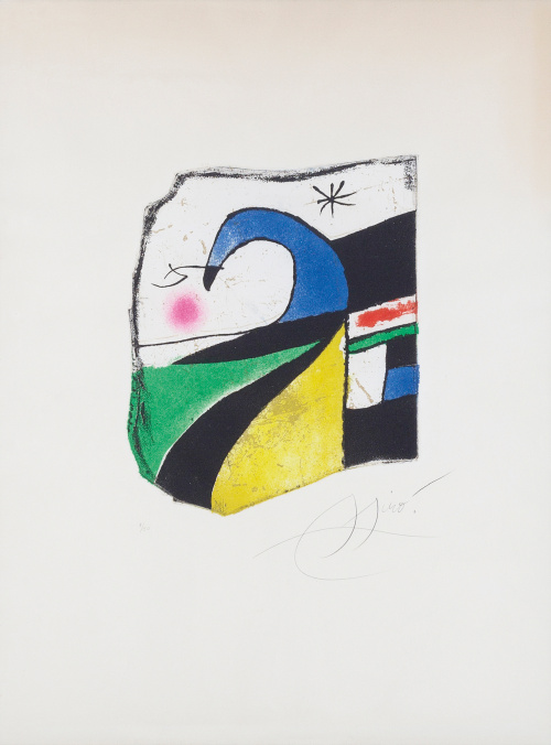 JOAN MIRÓ (Barcelona, 1893 - Palma de Mallorca, 1983), Gaud