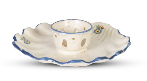 Mancerina de cerámica esmaltada de la serie del ramito o de