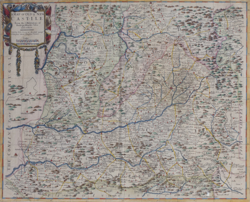 JOHN SENEX (1678-1740) Mapa de Castilla