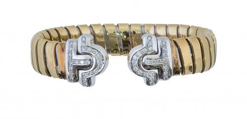 Brazalete de tubo de gas flexible, con parte superior abier