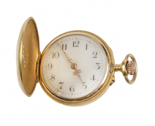Reloj saboneta de bolsillo para sra S. XIX en oro de 18K, c