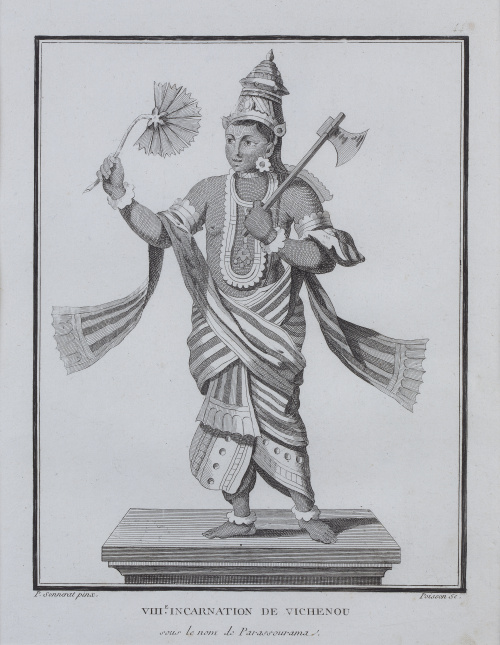 PIERRE SONNERAT (pinx) y JEAN BAPTISTE MARIE POISSON (sculp