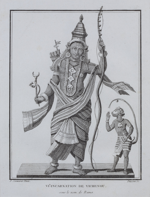 PIERRE SONNERAT (pinx) y JEAN BAPTISTE MARIE POISSON (sculp