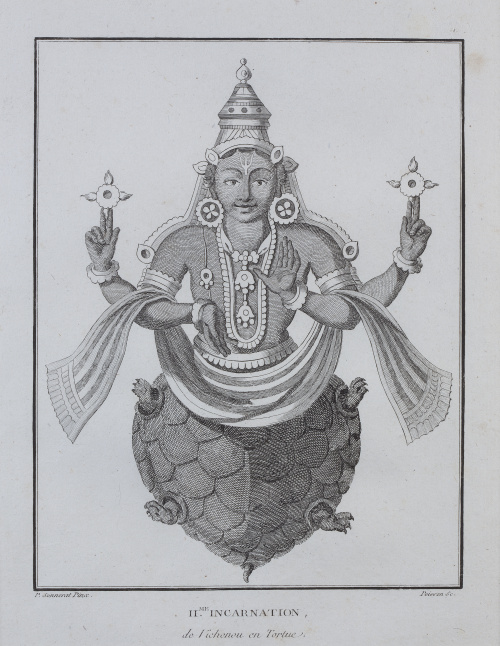 PIERRE SONNERAT (pinx) y JEAN BAPTISTE MARIE POISSON (sculp