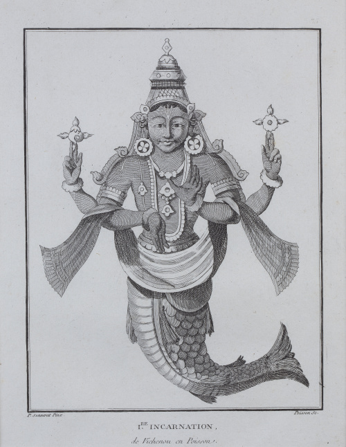 PIERRE SONNERAT (pinx) y JEAN BAPTISTE MARIE POISSON (sculp