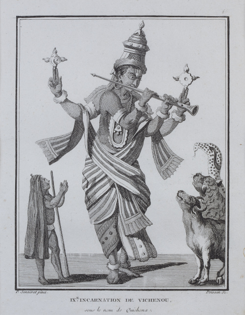 PIERRE SONNERAT (pinx) y JEAN BAPTISTE MARIE POISSON (sculp