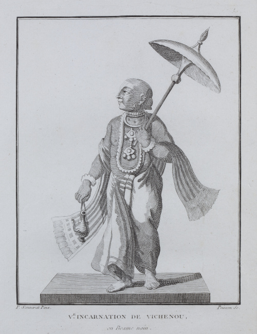 PIERRE SONNERAT (pinx) y JEAN BAPTISTE MARIE POISSON (sculp