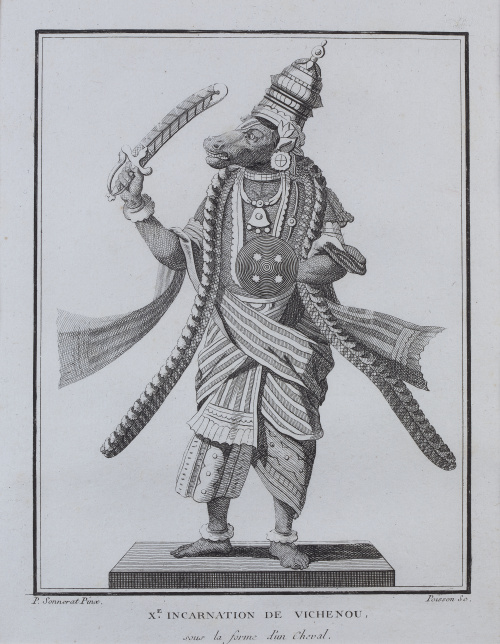 PIERRE SONNERAT (pinx) y JEAN BAPTISTE MARIE POISSON (sculp