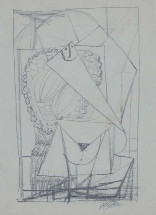 MANUEL ÁNGELES ORTIZ (Jaén, 1895 - París, 1984)Mujer senta