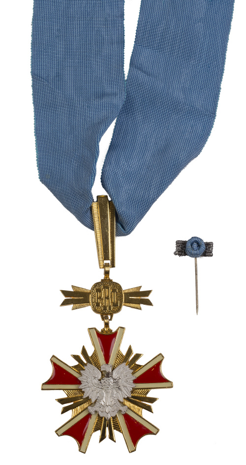 Condecoración de la Orden del Águila Blanca (Polonia) y alf