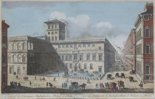 GEORG BALTHASAR PROBST (1732-1801), Pareja de vistas óptica