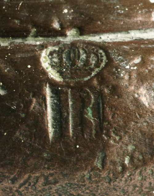 “Niño dormido con el cuerno de la abundancia”En mármol tal